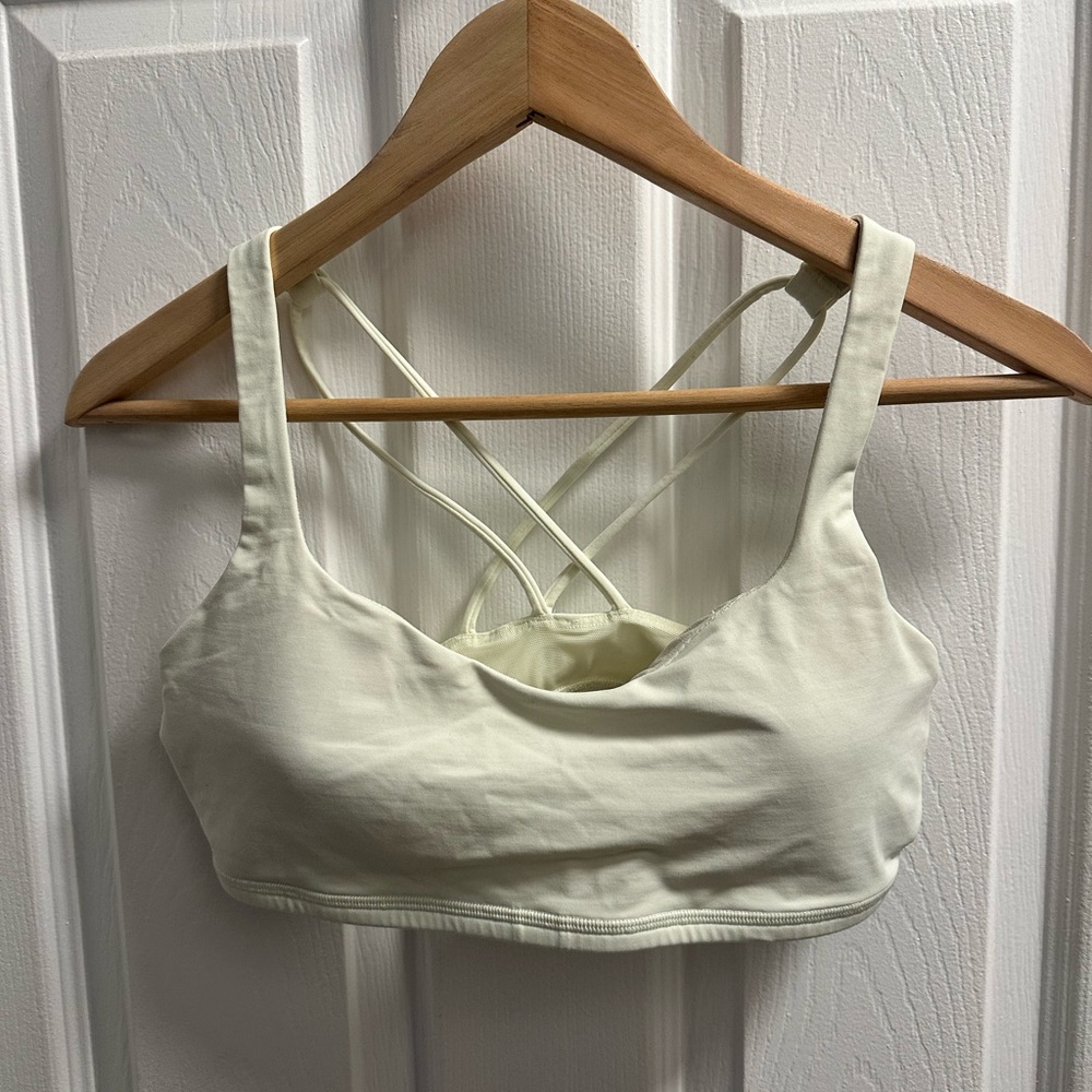 Lululemon Athletica White Sports Bra